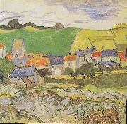 Vincent Van Gogh View of Auvers china oil painting artist